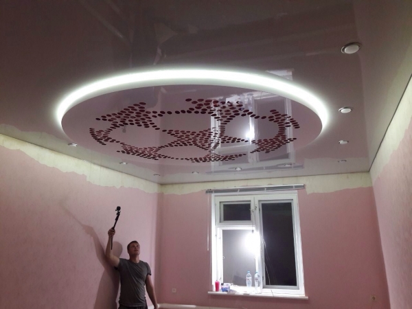 Фотографии потолков с подсветкой