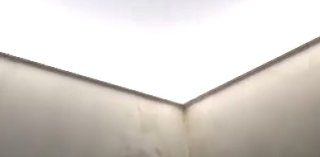 Стильный натяжной потолок с подсветкой! 